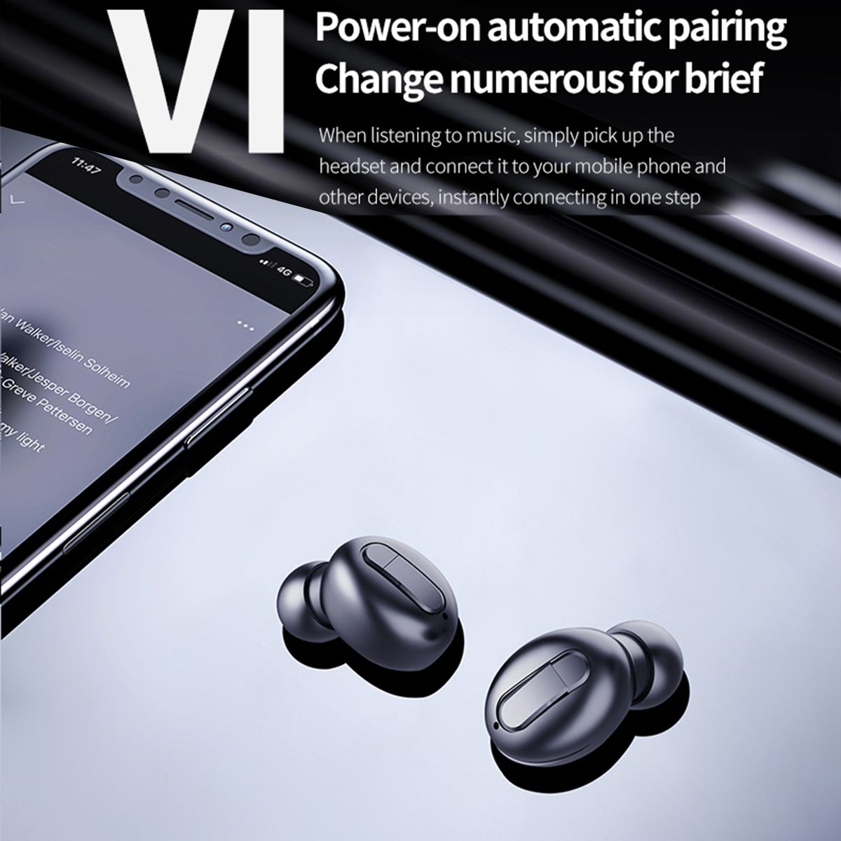True Wireless Earbuds Bluetooth 5.0 Earphones
