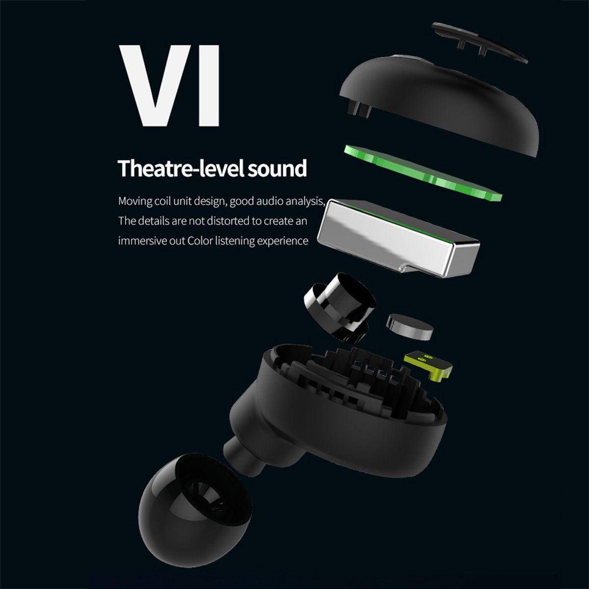 True Wireless Earbuds Bluetooth 5.0 Earphones
