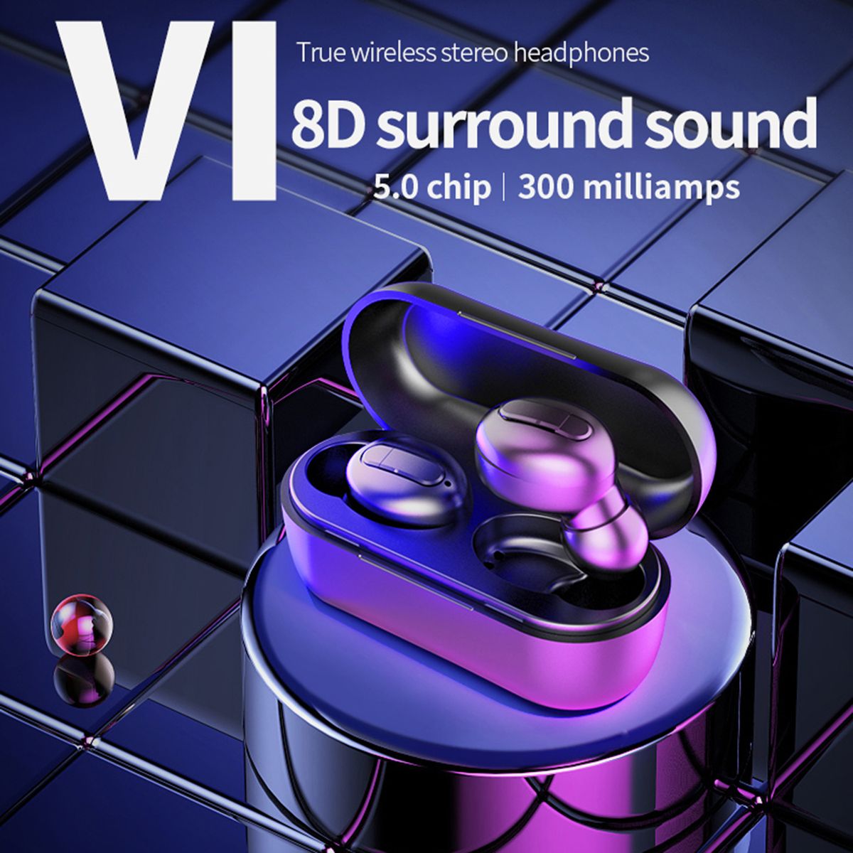 True Wireless Earbuds Bluetooth 5.0 Earphones