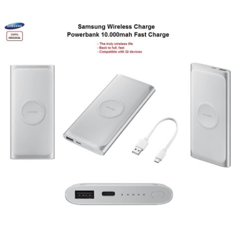 Wireless Battery Pack Eb-u1200 - Fast Charge - 10000mAh