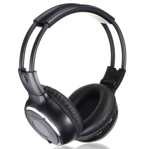 Infrared Dual Channel Wireless Foldable Headphones For Car