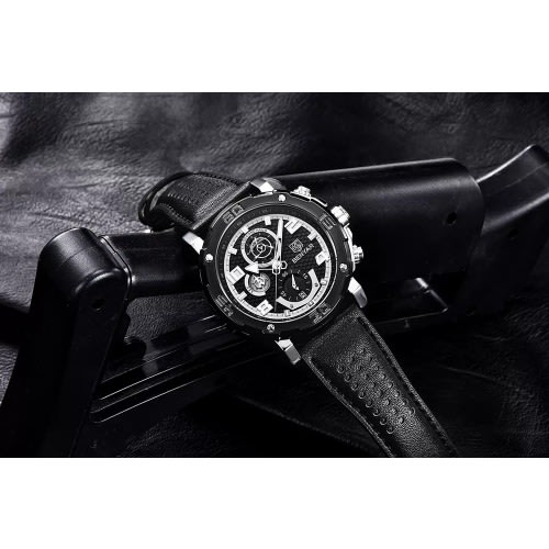 Benyar Leather Watch - Black