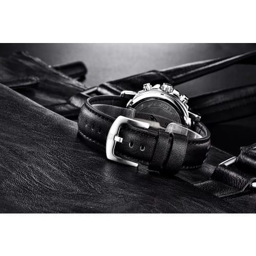 Benyar Leather Watch - Black