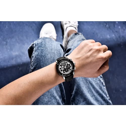 Benyar Leather Watch - Black