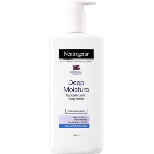 Deep Moisture Hypoallergenic Body Lotion 400ml For Sensitive Skin