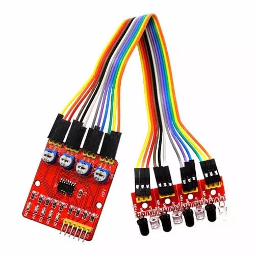 Four Way Infrared Tracking - Obstacle Avoidance Module