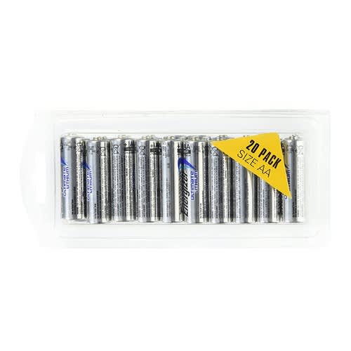 Ultimate Lithium Batteries AA - Pack Of 20