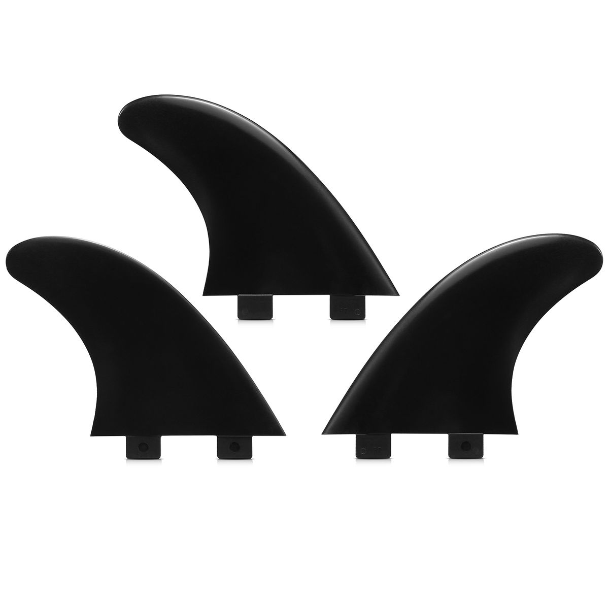 3PCS Surfboard Fin Thrusters Fins Fiberglass Nylon Surf