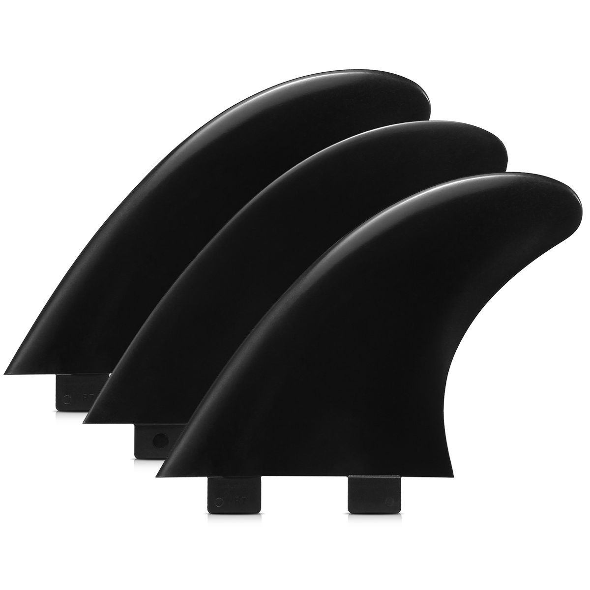 3PCS Surfboard Fin Thrusters Fins Fiberglass Nylon Surf