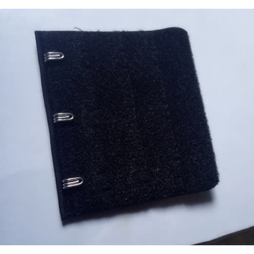 Black Bra Extender 3- Hook - 6 Pieces