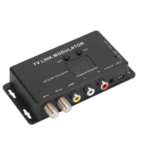 Av To Rf Converter & Ir Extender - TV Link Modulator