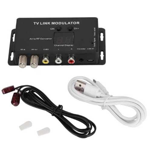 Av To Rf Converter & Ir Extender - TV Link Modulator