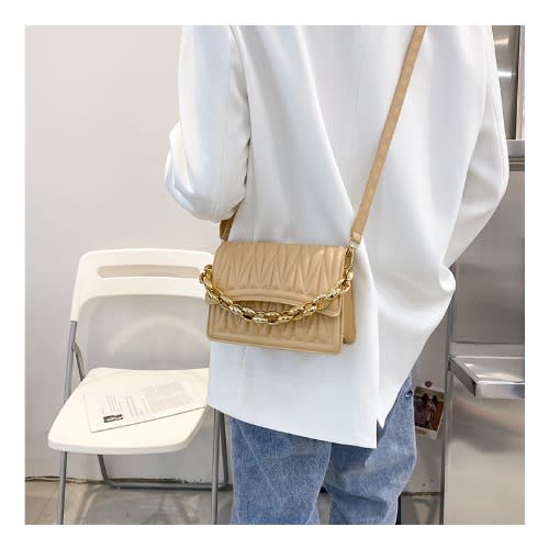 Trendy Classy Handbag- Nude