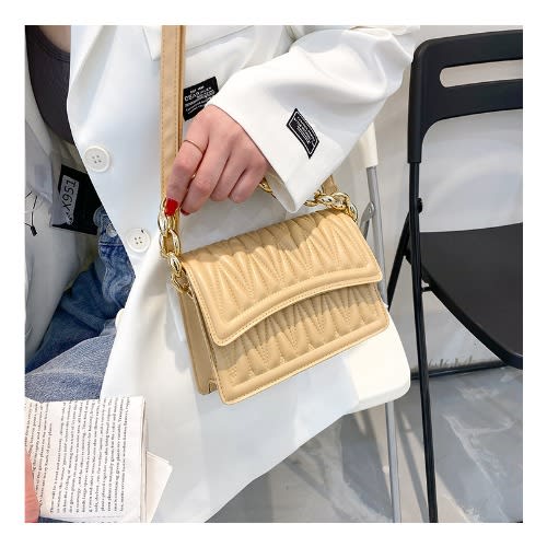 Trendy Classy Handbag- Nude