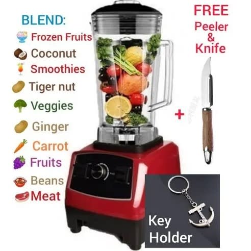Heavy Duty Double Cup Commercial Blender - 5500W - 2L