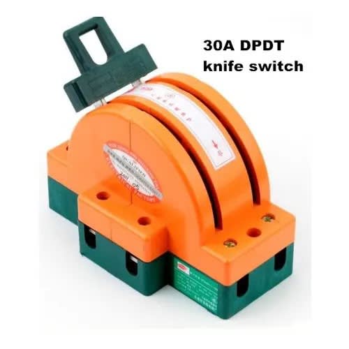2 Pole 32a Knife Switch