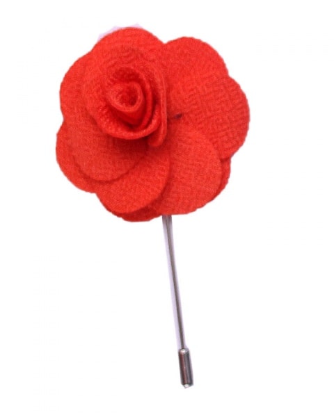 Lapel Pin Brooch- Orange