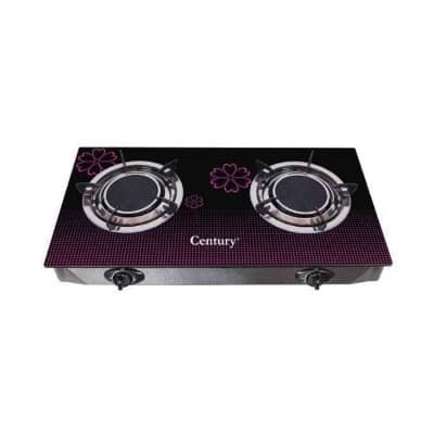 2 Hob Glass Table Top Gas Cooker