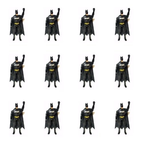 Children Super-Hero Fun Plastic Bat Man Toy - One Dozen