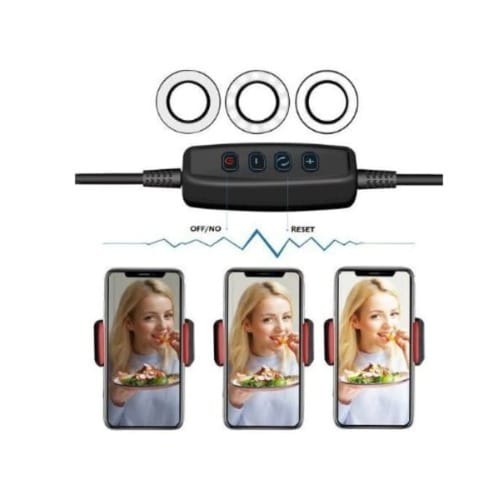Selfie Ring Light With Cell Phone Holder Stand