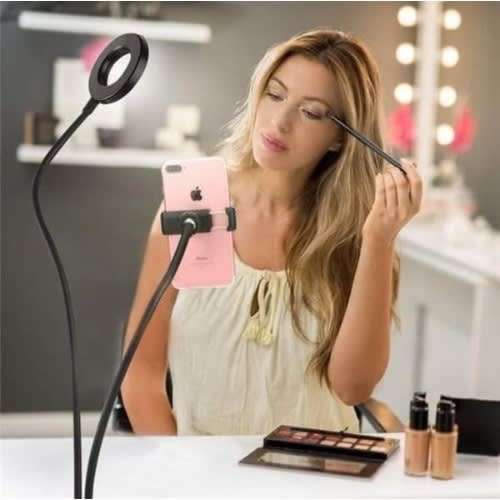 Selfie Ring Light With Cell Phone Holder Stand
