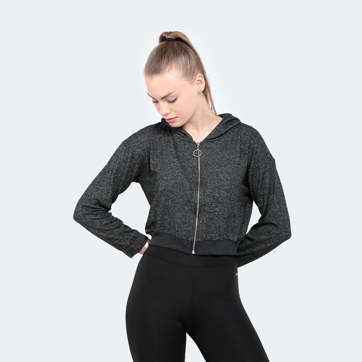 DRAW Womens Sweatshirt - Black