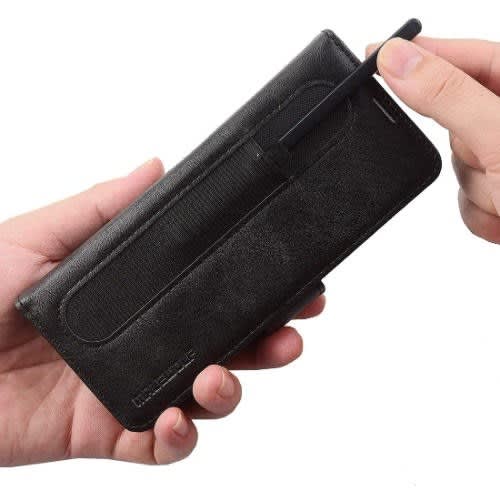Full Cover Leather Flip Wallet Case For Samsung Galaxy Z Fold 3 With S Pen Holder
