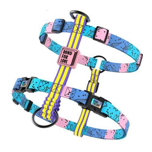 Printed Dog Pet Harness Dog Chest Collar Pet  Adjustable Vest For Small Medium Dogs German Shepard