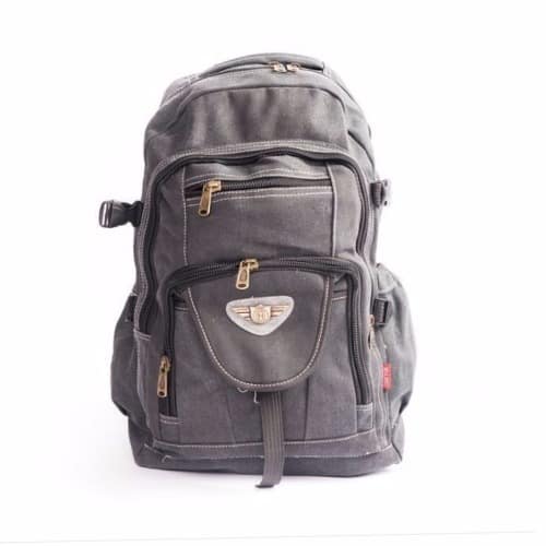 Travelers Laptop And School Backpack Bag - Brown - Large