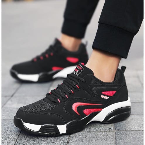 Men's Laced Up Sneakers - Multicolour