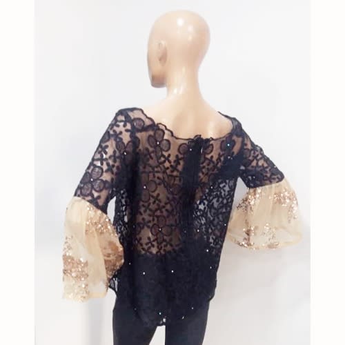 Ayinke Organza Lace Blouse
