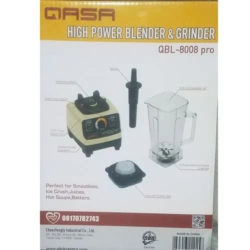 Commercial Blender & Grinder - 2L - 1500W