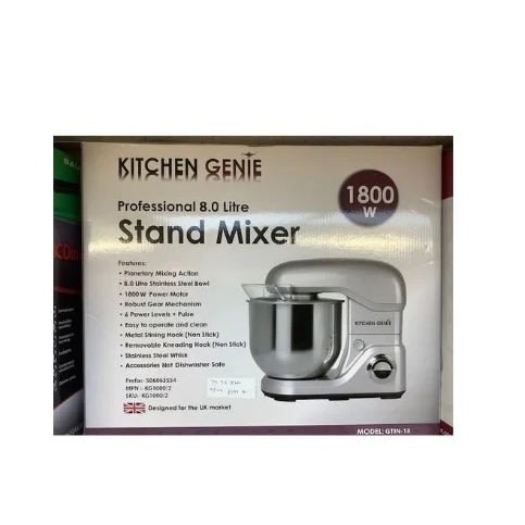 Professional 8l Stand Mixer - 1800w