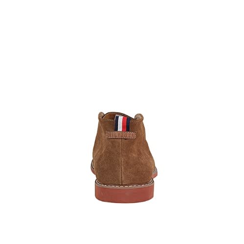 Men's Hi-top Suede Lace-up Shoe - Brown