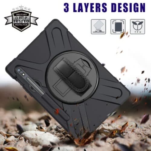 Rugged 3 Layer Armor Defender Case For Samsung Galaxy Tab S8