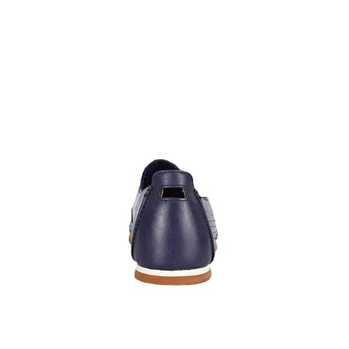 Men's Perforated Flat-sole Trendy Shoe - Navy