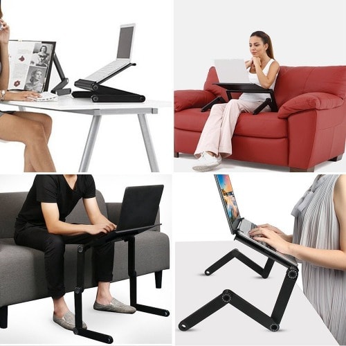 T9 Portable Bed Tray Computer Table With Mouse Pad For Home