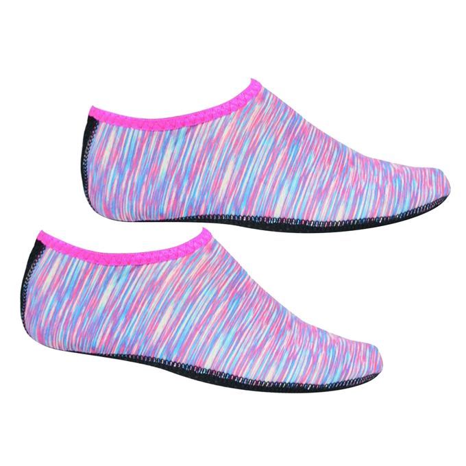 Soft Water Shoes Stretchy Aqua Socks Yoga Swim Shoe Dive Sock Pink S
