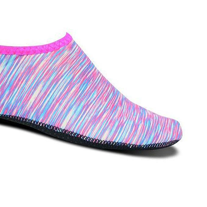 Soft Water Shoes Stretchy Aqua Socks Yoga Swim Shoe Dive Sock Pink S