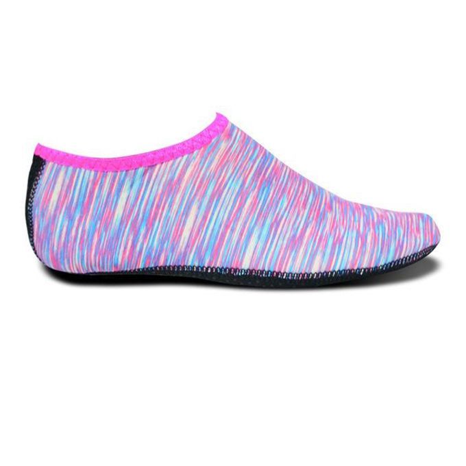 Soft Water Shoes Stretchy Aqua Socks Yoga Swim Shoe Dive Sock Pink S