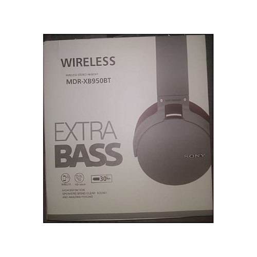 Extra Bass Bluetooth Headset Mdrxb-950bt + Free Aux Cord