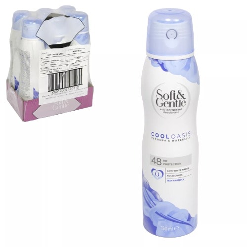 Verbena And Waterlily Deodorant - 250ml X 6pcs
