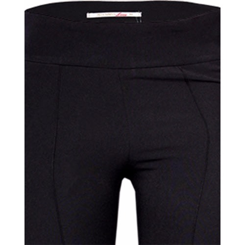 Women's Crop Ponte Pant - Black