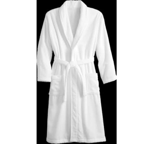 Unisex Bathrobe - White