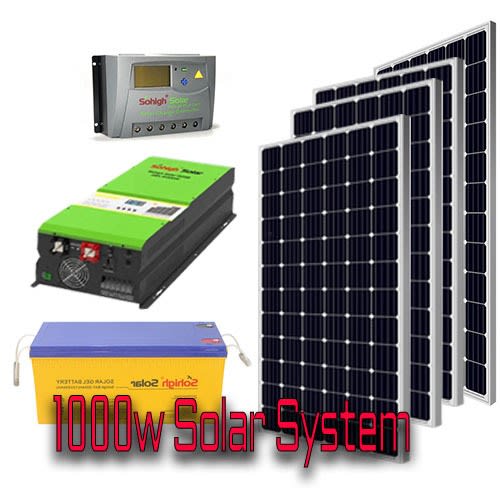 1000W Complete Solar System