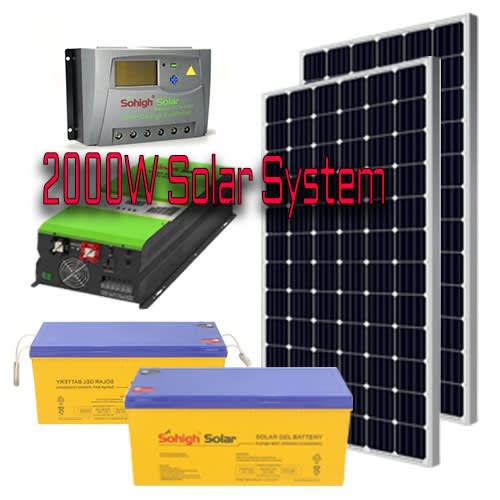 2000W Complete Solar System