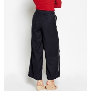 Metallic Trim Wide Leg - 0062