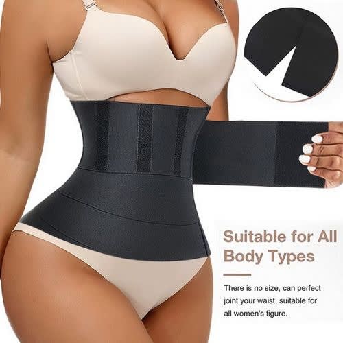 Body Shaper -  Bandage Waist Trainer  - Black