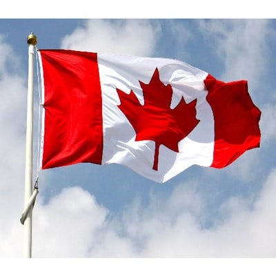 Canada Flag - Vivid Color - 3Ft x 5Ft