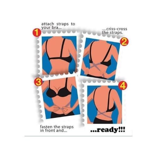 Low Back Adjustable Bra Strap- 3 Pieces